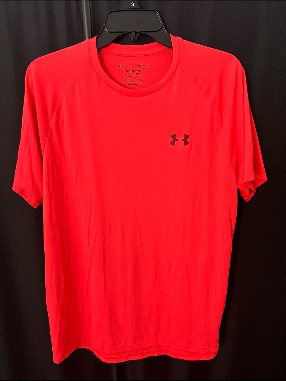 Under Armour Men’s Short-Sleeve Tech Tee - Neon Red